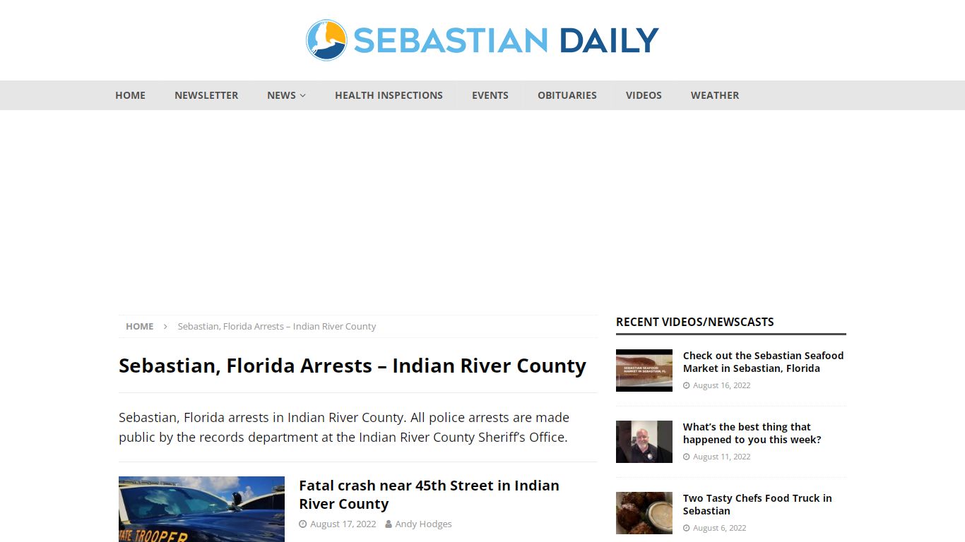 Sebastian, Florida Arrests – Indian River County